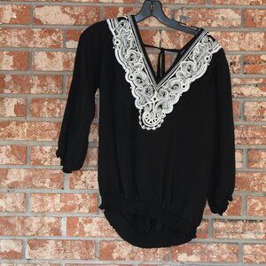 White House Black Market Silk Top